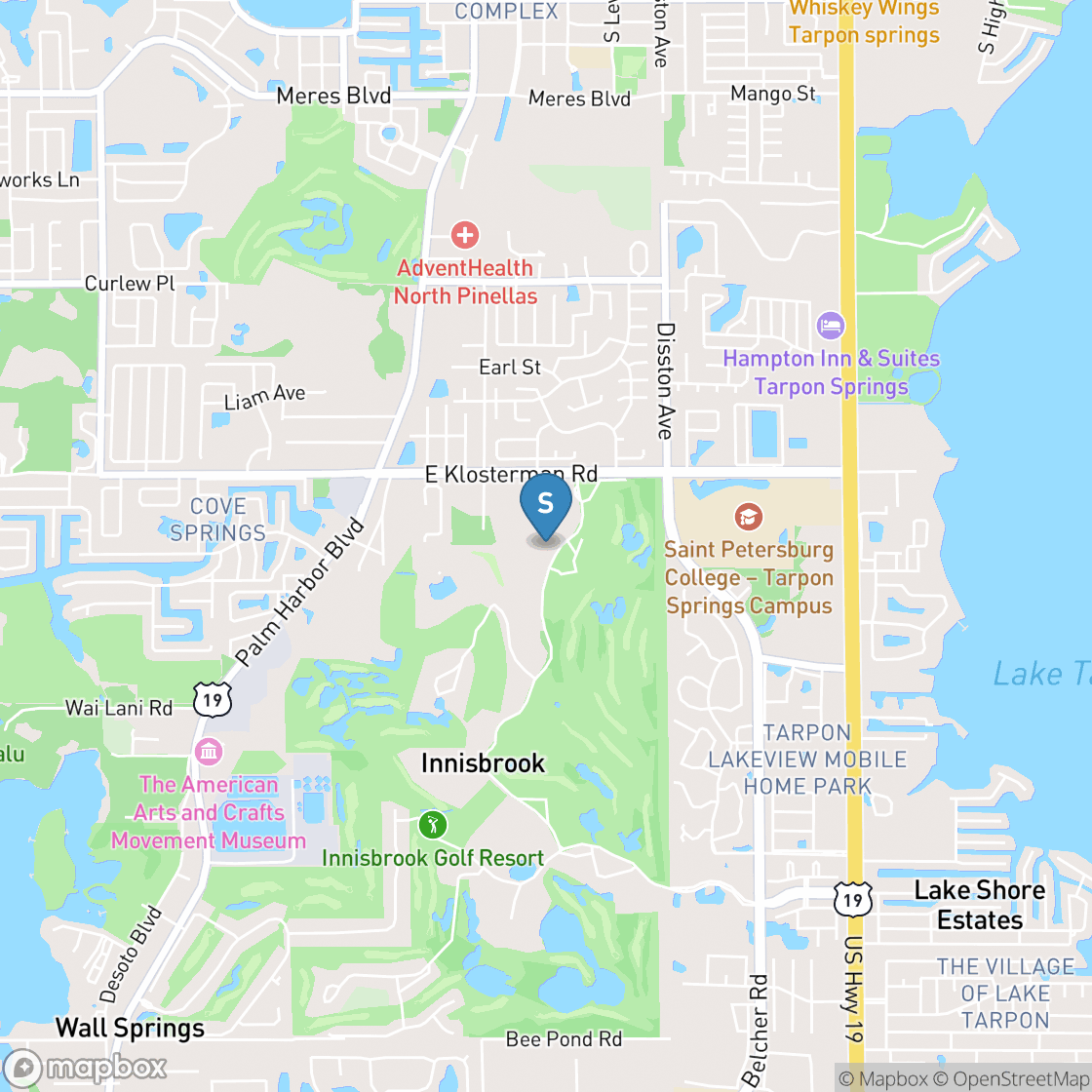 Map of Innisbrook Golf Resort: South Course